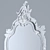 Regal Reflection: Louis XIV Mirror 3D model small image 3