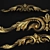 Vintage Gold Decor 3D model small image 1