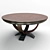  Stunning Petal Design Dinner Table - Oliver Collection 3D model small image 1