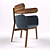 Vintage Wooden Armchair 3D model small image 2