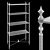 Elegant Matthew Williams Gold Iron Shelf 3D model small image 2