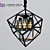 OM Pendant Lamp: Sleek Black Deco Design 3D model small image 1