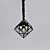 OM Pendant Lamp: Sleek Black Deco Design 3D model small image 3