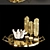 Golden Touch - Luxe Home Decor 3D model small image 2