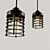 Steel Edison Lampshade Grille 3D model small image 1