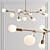 Modern DNA Chandelier: Brief & Fashion 3D model small image 1