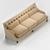 Max Tufted Sofa by Thomas Pheasant 3D model small image 2