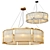 Stylish Ring Pendant Lamp 3D model small image 1