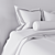 Echo Bed: Stylish Dorya Y.3000180 3D model small image 3