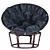 Cozy Papasan Chair: Ultimate Comfort 3D model small image 1