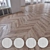 Versatile Laminate Flooring Set 3D model small image 1