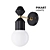 Elegant Dome Sconce: Artful Illumination 3D model small image 1