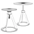 Sleek Knoll Piton Table and Chair 3D model small image 3