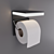 Dusk Dark L-Hop Toilet Holder 3D model small image 1