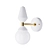 Contemporary Dome Bra Sconce 3D model small image 2