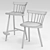 Nakashima Mira Chair: Timeless Elegance 3D model small image 3
