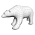 Arctic Wanderer Polar Bear Toy 3D model small image 3