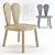 Stylish Wooden Chairs: LittleNOMAD 3D model small image 1