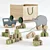 Eco-Friendly Wooden Toys 3D model small image 1