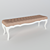 Montigny Buttoned Seat Bench M176 - Elegant, Stylish, and Versatile 3D model small image 1