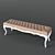 Montigny Buttoned Seat Bench M176 - Elegant, Stylish, and Versatile 3D model small image 2