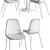 JYSK LYSTRUP Chair + RINGSTED Table Set 3D model small image 3
