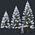 Snow-Covered Fir Tree Collection 3D model small image 2