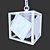 Fata Morgana Pendant: Elegant lighting solution 3D model small image 3