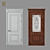 Gracia: Elegant and Versatile Interior Door 3D model small image 1