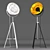 Elegant Zuma Line Floor Lamp 3D model small image 1