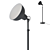 Contemporary IKEA SKURUP Floor Lamp 3D model small image 1