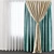 Easy-Assembly Curtain - 2800cm Height 3D model small image 1