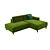 Customizable Tyme Modular Sofa 3D model small image 2