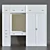 Modern Classic Entryway Cabinet 3D model small image 1