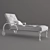 Oxley's Green Artemis Lounger 3D model small image 3