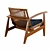 Comfy Lounge Chair 3D model small image 2