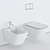 Catalano Green Wall-hang WC Set 3D model small image 3