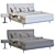 Elegant Double Bed - Creazioni Ambrogio 3D model small image 3