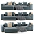 Modern Minimalist Leonard Sofa 3D model small image 1