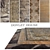 DOVLET HOUSE Carpets - Set of 5 (Part 326) 3D model small image 1