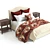 Elegant Pottery Barn Raleigh Bed 3D model small image 3