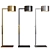 Sleek Larchmont Floor Lamp 3D model small image 1