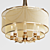 Antique Brass 6-Light Pendant: Nor 3D model small image 3