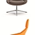 Allermuir Open A641: Modern Colorful Chair 3D model small image 2