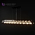 Crystal OM Chandelier: Lumina Deco Briza D90 3D model small image 1