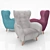 Passo Laforma Armchair: Stylish and Comfortable 3D model small image 2