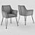 Industrial Style Dining Chair 3D model small image 3