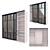 Modern Sliding Wardrobe with Mirrored Doors 3D model small image 1