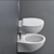 Elegant Ceramica Catalano Velis WC 3D model small image 2