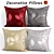 Decorative CaliTime Pillow Set 3D model small image 1
